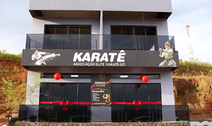 A Rádio RCS FM esteve presente na inauguração da Academia Elite em São Jorge D’Oeste.