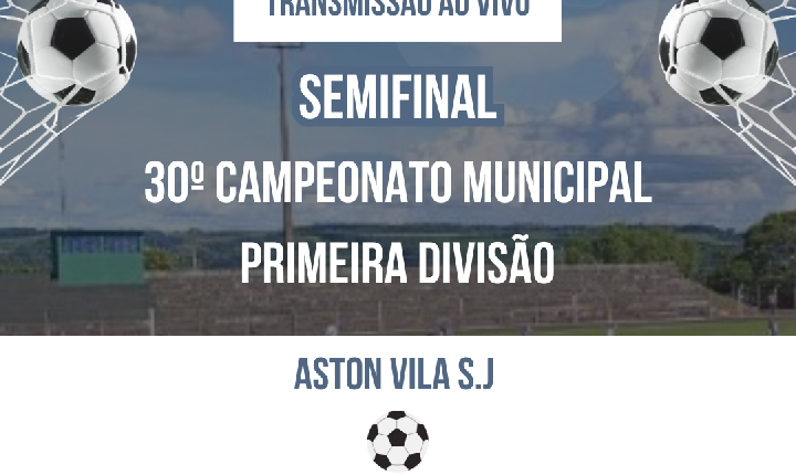 A Rádio RCS FM transmite nesta terça-feira jogo da semifinal do 30º Campeonato Municipal de Futebol – Primeira Divisão.