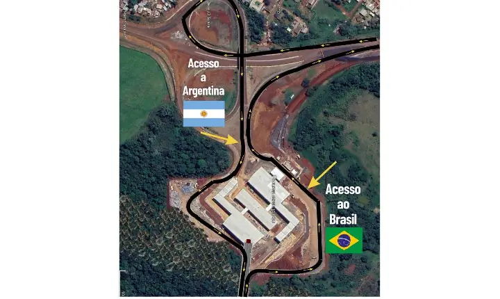 Acesso à ponte entre Brasil e Argentina em Foz do Iguaçu terá desvios a partir desta sexta