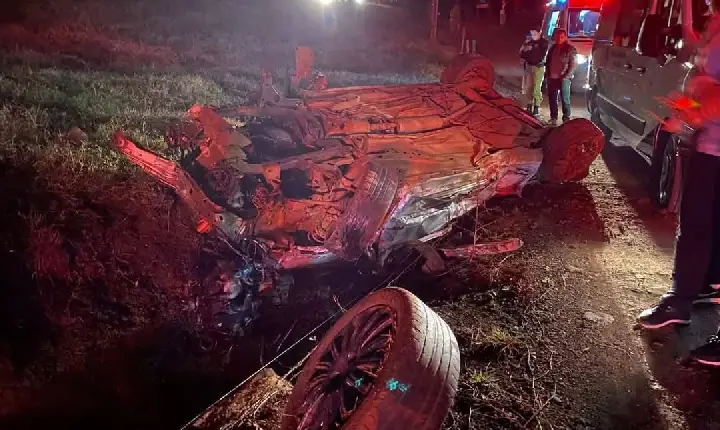 Acidente com capotamento deixa um morto na entrada de Sulina