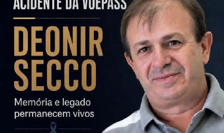 Acidente da Voepass completa dois anos e mantém viva a memória do professor Deonir Secco