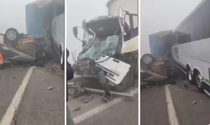 Acidente envolvendo ao menos 14 veículos deixa um morto e sete feridos na BR-262, na Grande BH