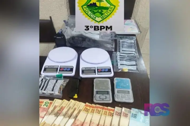 Adolescente de 16 anos é apreendido com drogas e munições em Pato Branco