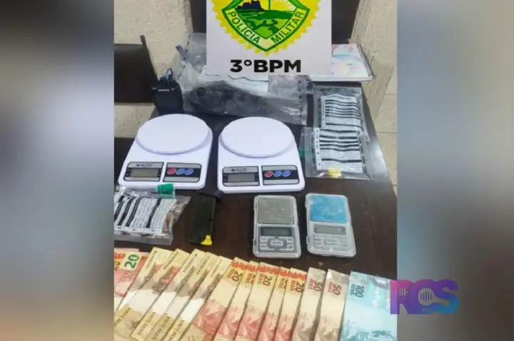 Adolescente de 16 anos é apreendido com drogas e munições em Pato Branco