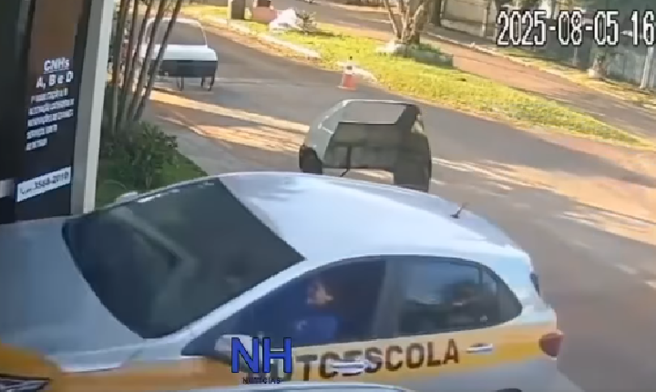 Aluna invade sede de autoescola durante aula prática em Mamborê (PR)