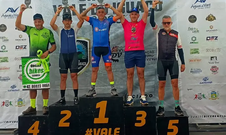 Atletas de São Jorge D’Oeste brilham na etapa final do Circuito Vale do Iguaçu de MTB