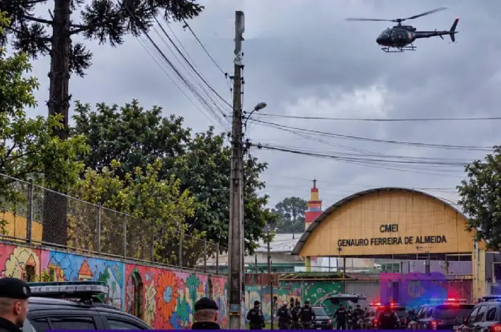 BOPE encerra ocorrência em CMEI de Curitiba; suspeito morre e crianças são resgatadas