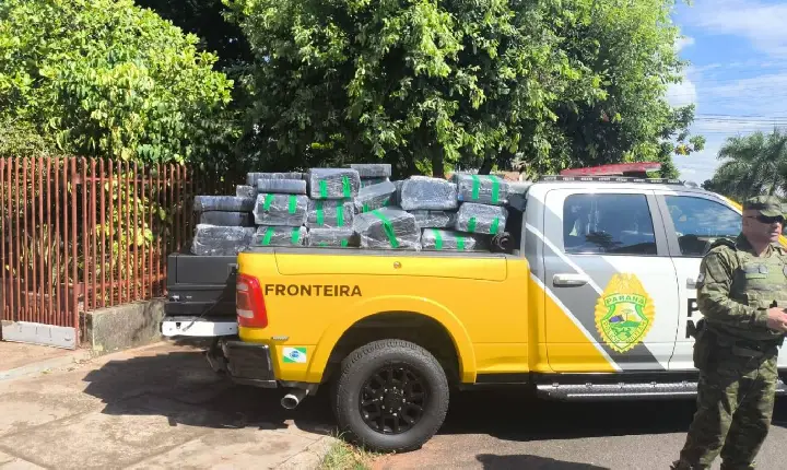 BPFRON apreende quase 1,5 tonelada de maconha e prende suspeito em Loanda