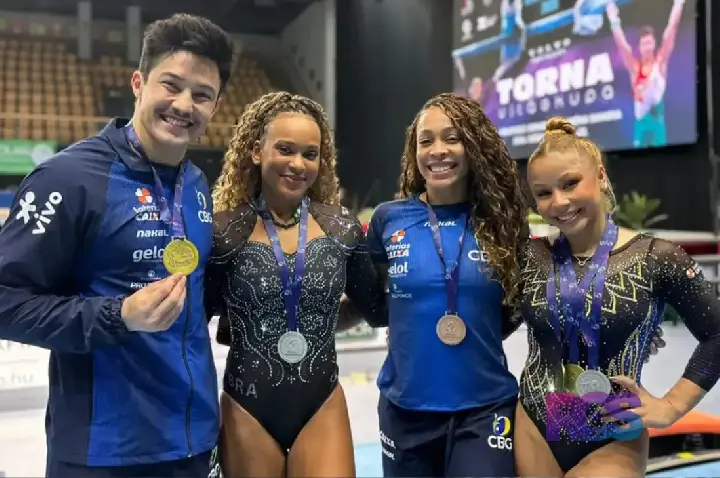 Brasil fecha Copa do Mundo de ginástica com mais cinco pódios