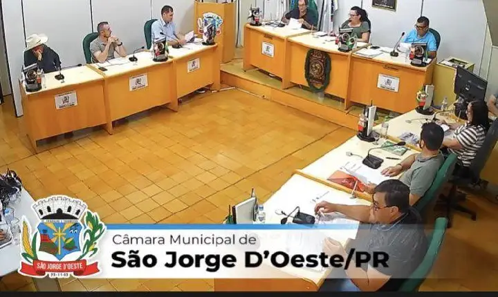 Câmara de São Jorge D’Oeste aprova desmembramento de imóvel, ajustes legislativos e cessão de área para empresa de transportes