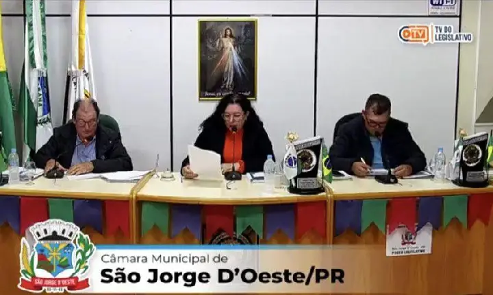 Câmara de São Jorge D’Oeste aprova projetos importantes em sessão extensa e participativa