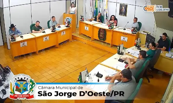 Câmara de São Jorge D’Oeste realiza 38ª Sessão Ordinária com esclarecimentos da Secretária de Saúde e aprovação de novos projetos de lei