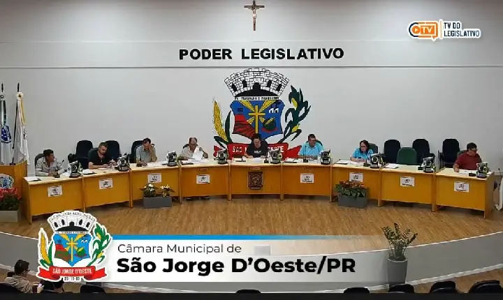 Câmara de São Jorge D’Oeste realiza segunda sessão ordinária de 2026 com foco em infraestrutura, abastecimento e organização administrativa