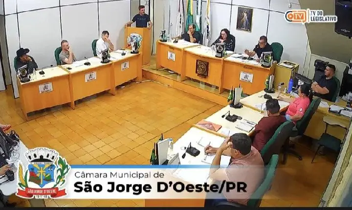 Câmara de São Jorge D’Oeste realiza sessão marcada por debate sobre o preço do leite e homenagens ao ex-vereador Miguel Bloch Moser