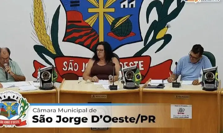 Câmara de Vereadores de São Jorge D’Oeste realiza sessão com debates sobre habitação, educação, saúde e infraestrutura