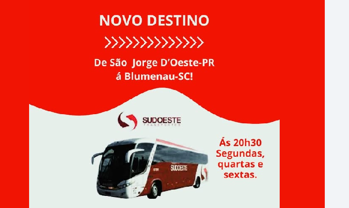 Cansado da viagem complicada para Blumenau?