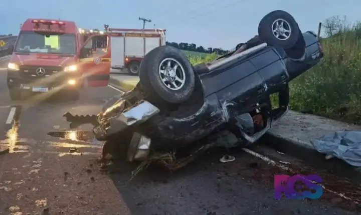 Colisão na PRC-280 deixa duas pessoas mortas em Palmas