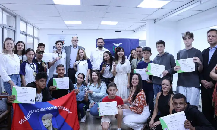 Com 19 medalhas, Paraná lidera Olimpíada Brasileira de Inovação, Ciência e Tecnologia