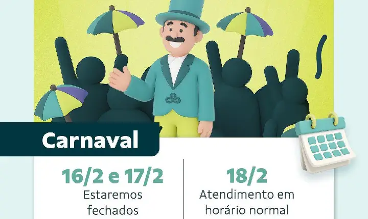 Comunicado de Atendimento — Carnaval Siccob