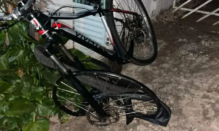 Criança morre e outra fica ferida após colisão de bicicleta em muro no bairro Sadia, em Francisco Beltrão