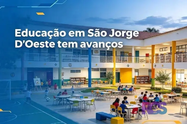 Educação em São Jorge D'Oeste reúne avanços em alfabetização, infraestrutura, tecnologia e valorização dos profissionais