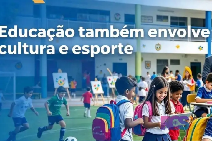 Educação também envolve cultura e esporte