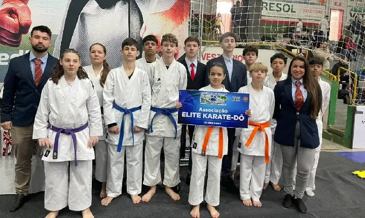 Equipe de São Jorge D'Oeste conquista oito medalhas na 3ª fase do Campeonato Paranaense de Karatê Interestilos