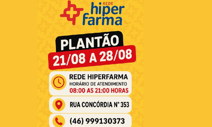 Farmácia de Plantão - Hiper Farma