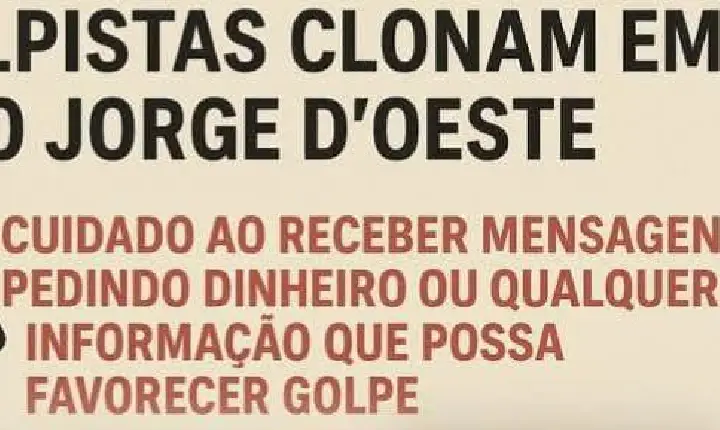 Golpistas clonam telefones em São Jorge D’Oeste e fazem vítimas