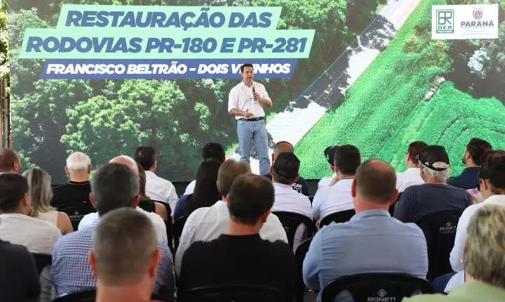 Governador lança pedra fundamental da modernização de duas rodovias no Sudoeste