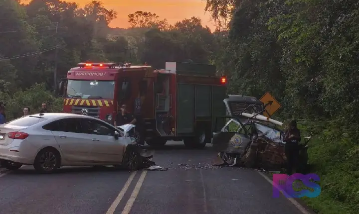 Grave acidente na PR-493 deixa três feridos entre Verê e Dois Vizinhos