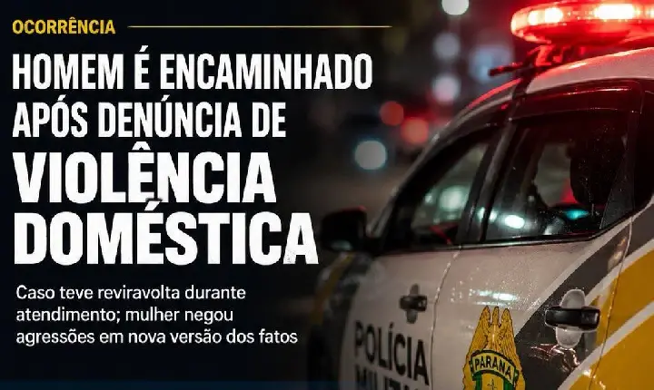Homem é encaminhado após denúncia de violência doméstica em São João
