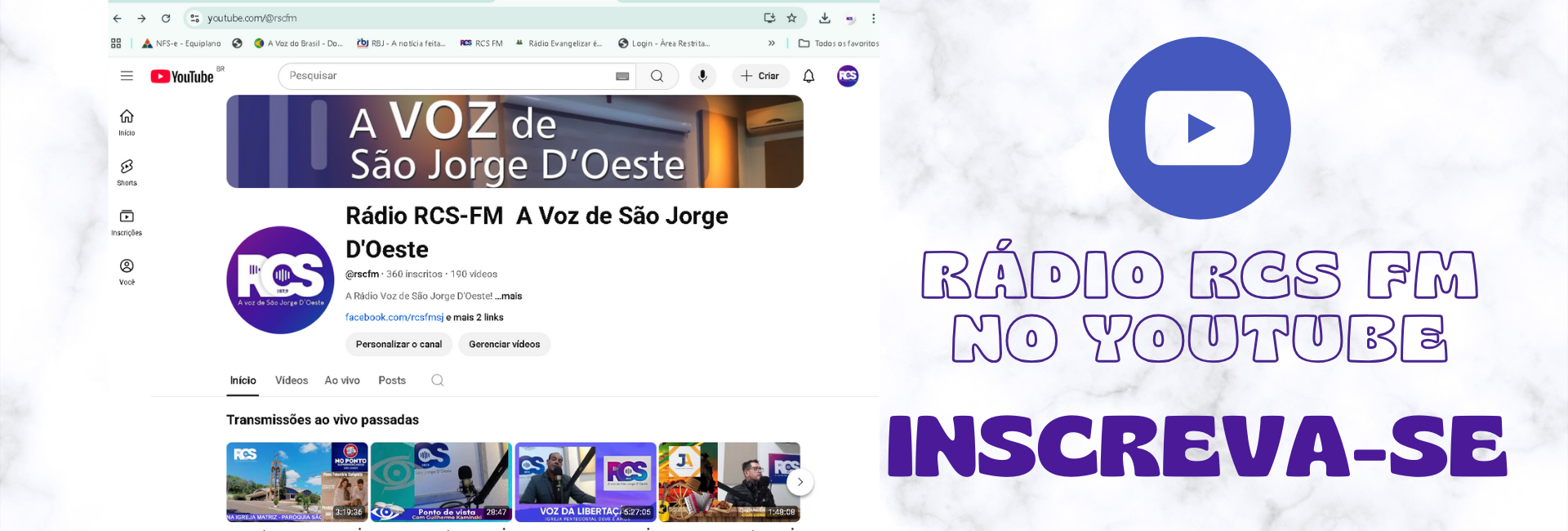 YOUTUBE RCS