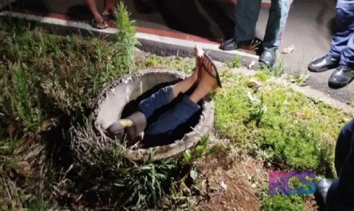 Idoso é resgatado após cair em manilha de 80 centímetros em São Lourenço do Oeste