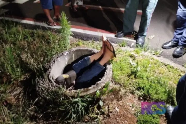 Idoso é resgatado após cair em manilha de 80 centímetros em São Lourenço do Oeste