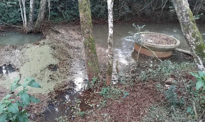 Interrupção na captação de água do rio Faxininha pode causar desabastecimento em São Jorge D’Oeste