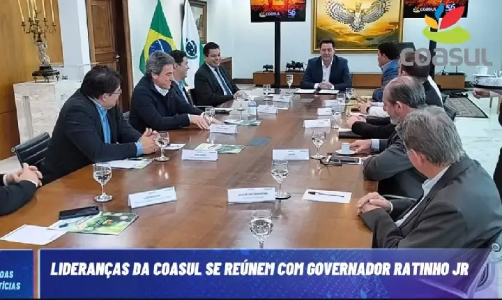 Lideranças da Coasul se Reúnem com o Governador Ratinho Júnior