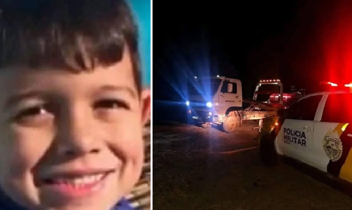 Menino de 10 anos morre após carro atingir cavalos na PR-456, entre Pitanga e Santa Maria do Oeste