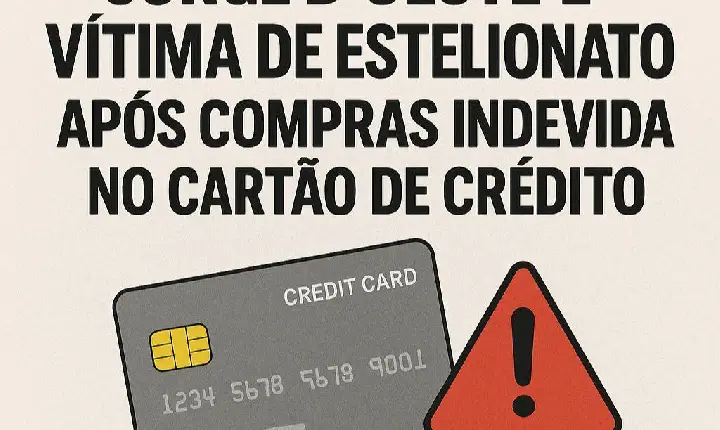 Moradora de São Jorge D’Oeste é vítima de estelionato após compras indevidas no cartão de crédito