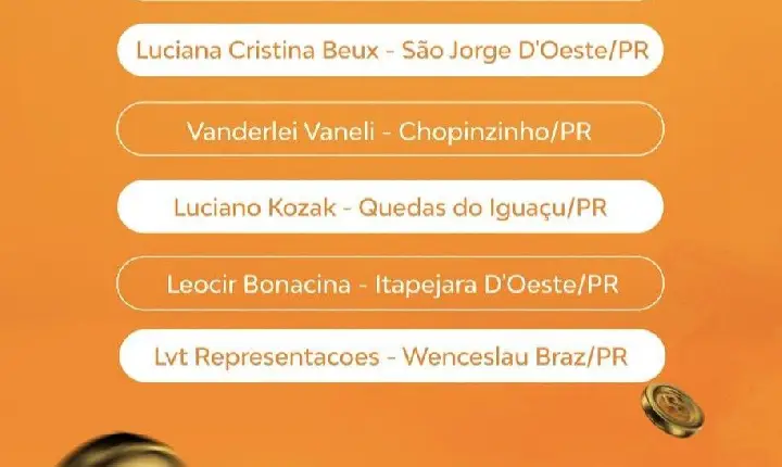 Moradoras de São Jorge D’Oeste são contempladas no sorteio da Cresol e celebram prêmio de R$ 1.500 cada.