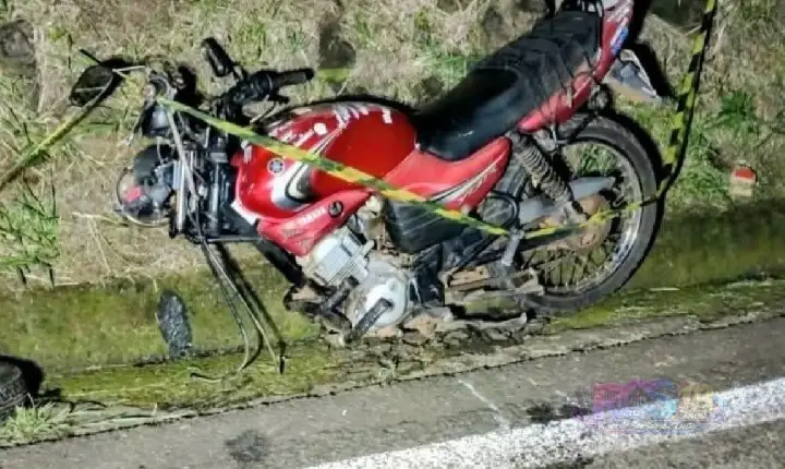 MOTOCICLISTA DE 34 ANOS MORRE APÓS ACIDENTE NA PR-471, EM SALTO DO LONTRA