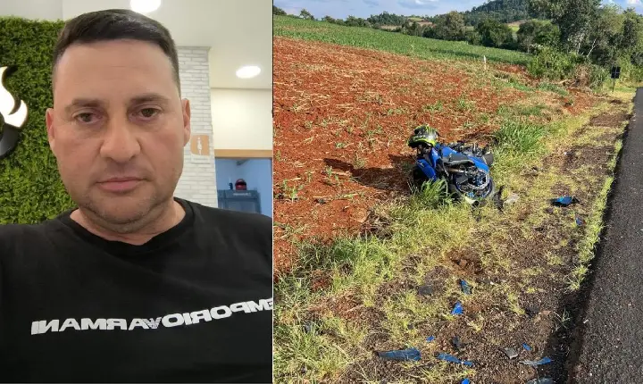 Motociclista é identificado após grave acidente na PR-475 em São Jorge D’Oeste