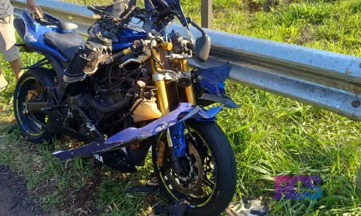Motociclista morre após grave acidente próximo ao trevo de Doutor Antônio Paranhos