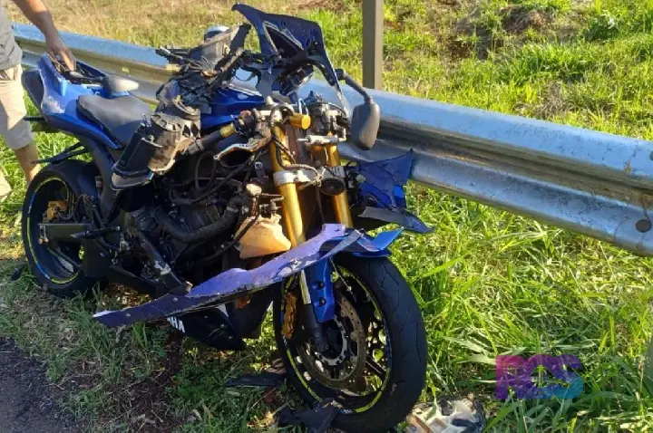 Motociclista morre após grave acidente próximo ao trevo de Doutor Antônio Paranhos