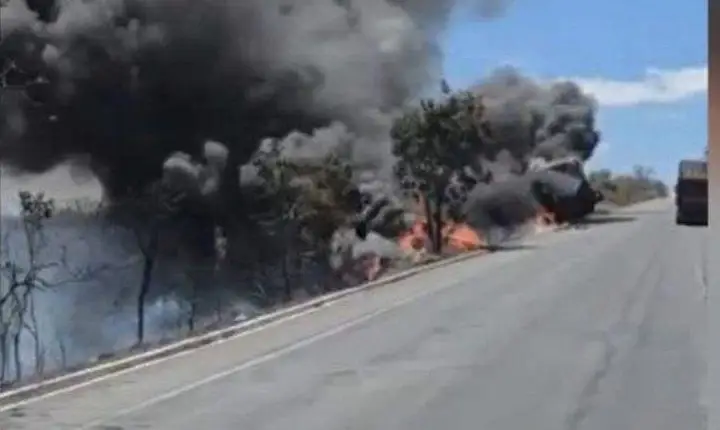 Motorista de Pato Branco morre em incêndio após acidente na BR-251, em Minas Gerais