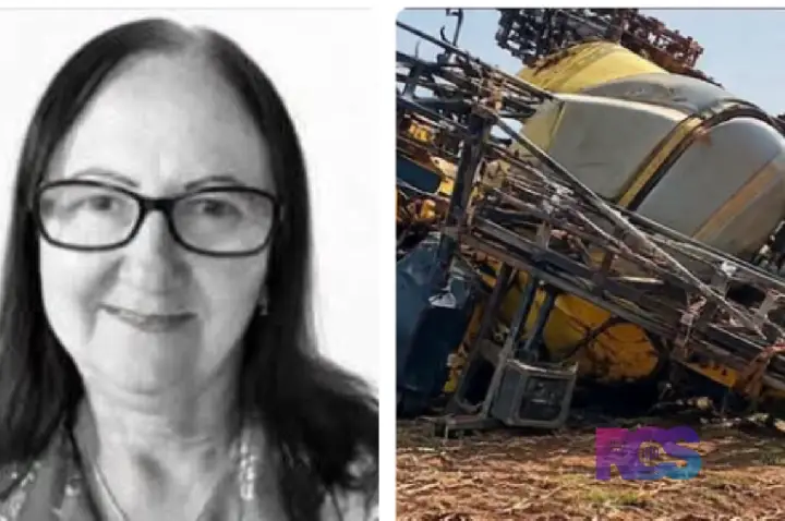 MULHER DE 66 ANOS MORRE APÓS SER ATINGIDA POR PULVERIZADOR AGRÍCOLA DE DUAS TONELADAS NO OESTE DO PARANÁ