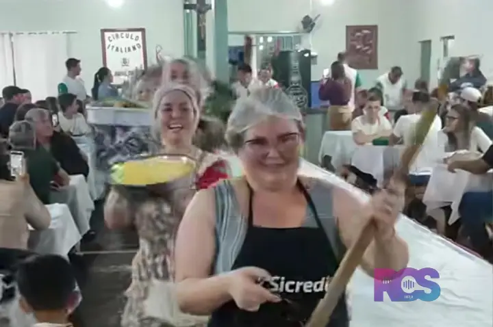 Noite da Polenta celebra tradição italiana e reúne comunidade em São Jorge D’Oeste