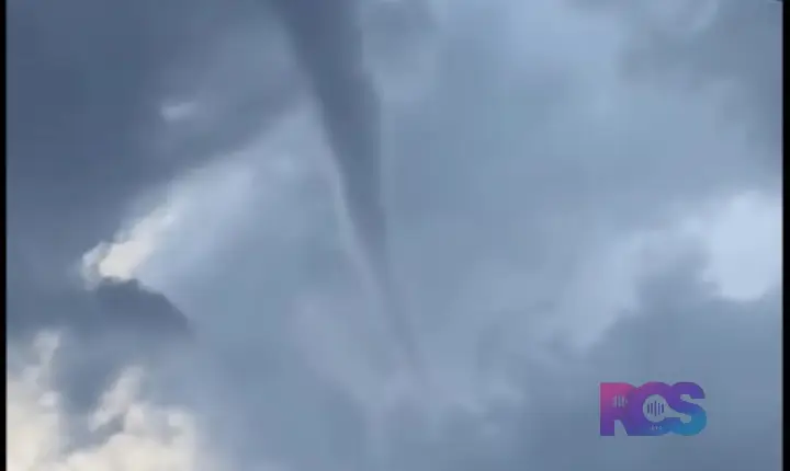 Nuvem chama a atenção no céu de São Jorge D’Oeste