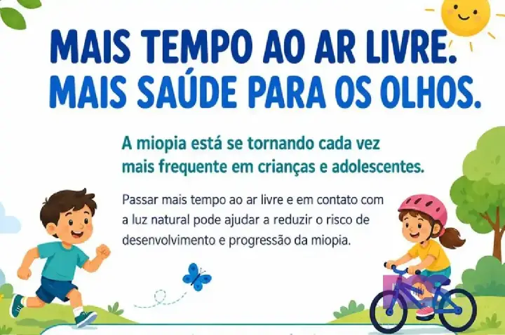 Oftalmologistas alertam para uso de telas e a miopia em crianças