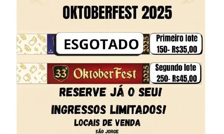OKTOBERFEST SÃO JORGE D'OESTE